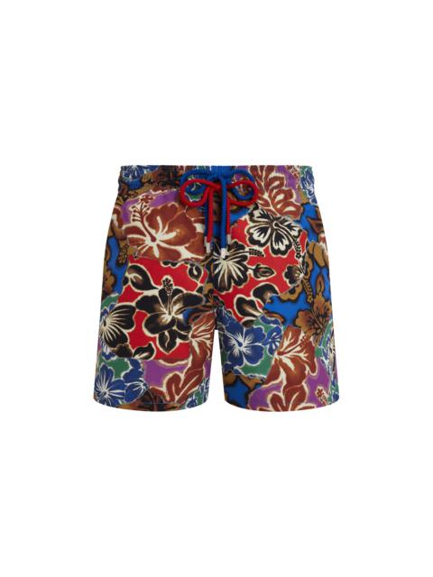 Vilebrequin Men Swim Trunks Hawain Patchwork - VBQ x Palm Angels