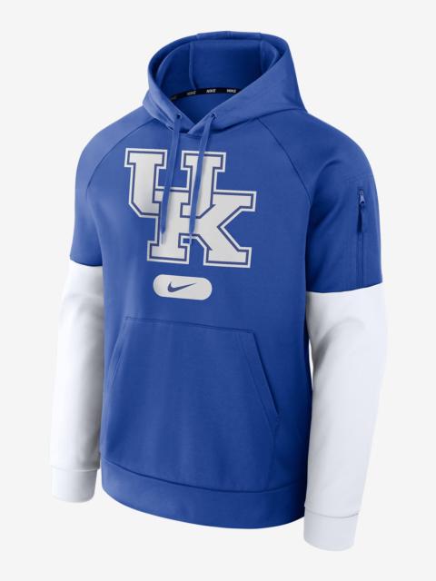 Nike Kentucky Wildcats Fitness Men’s Nike Therma College Pullover Hoodie