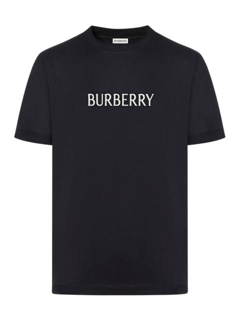 Burberry Burberry Men Cotton T-Shirt With Printed Burberry Logo