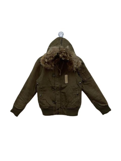 BeamsBoy Fur Hoodie Jacket Japanese Brand