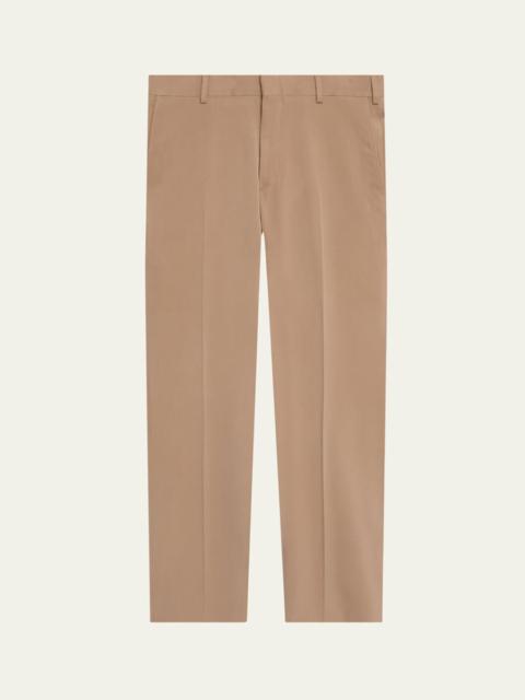 Brioni Men's WWX 80th Anniversary Journey Silk Flat-Front Trousers