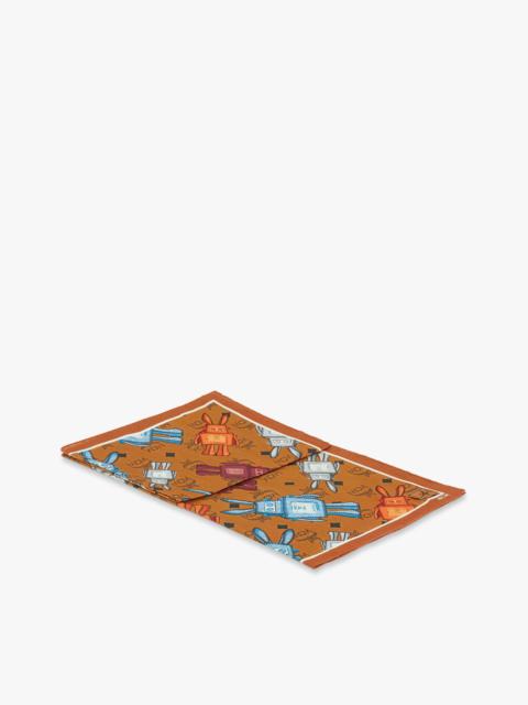 MCM Rabot Monogram Print Bandana Scarf