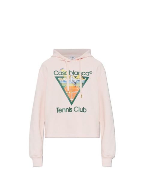 CASABLANCA CASABLANCA Pink Hoodie New & Authentic (Men's size:L;)