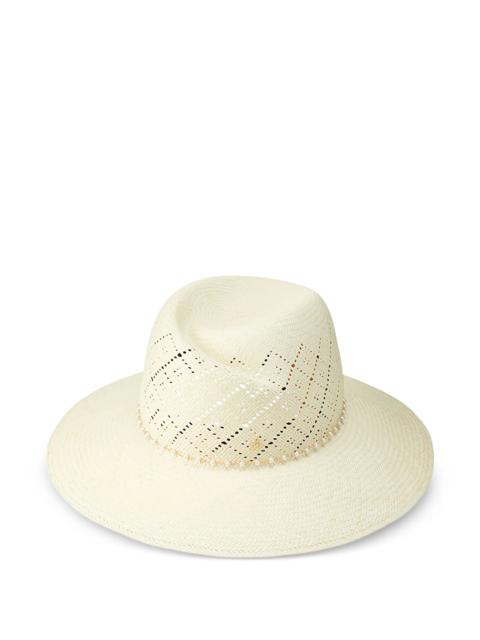 MAISON MICHEL Maison Michel Virginie Perforated Hat