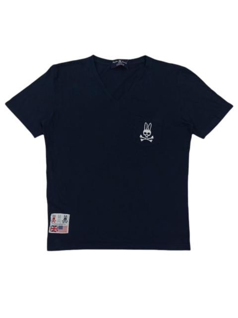 Other Designers RARE! PSYCHO BUNNY ROBERT GODLEY LOGO POCKET TEE