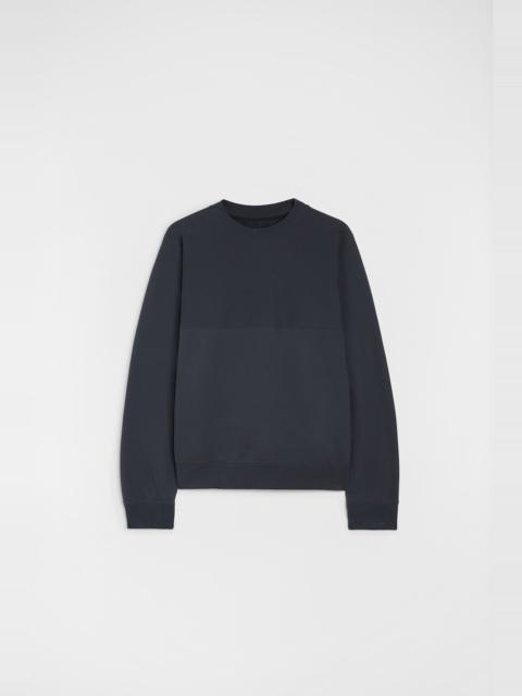 Jil Sander Cotton Terry Crew-Neck Sweatshirt