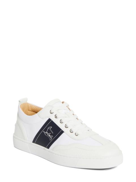 Christian Louboutin Christian Louboutin Retero Sneaker in White/Marine at Nordstrom