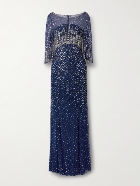 JENNY PACKHAM Kiya Embellished Tulle Gown