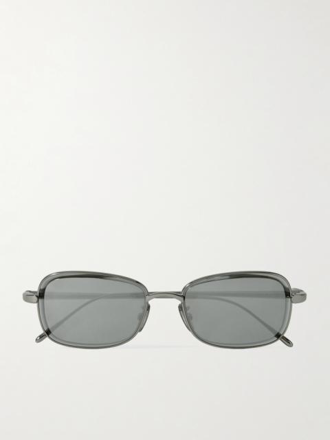 Loewe Square-frame Silver-tone Sunglasses