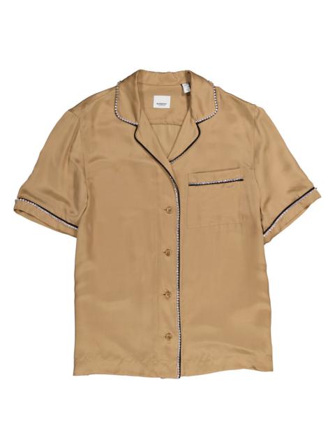 Burberry Burberry Camel Tierney Bowling Pajama Shirt