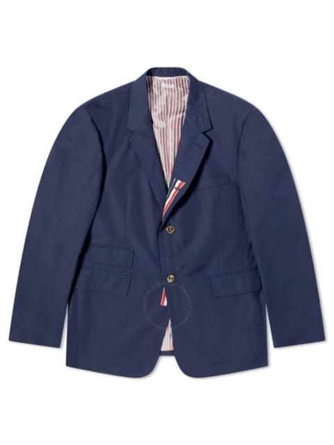 Thom Browne Navy Typewriter Cloth Sport Coat