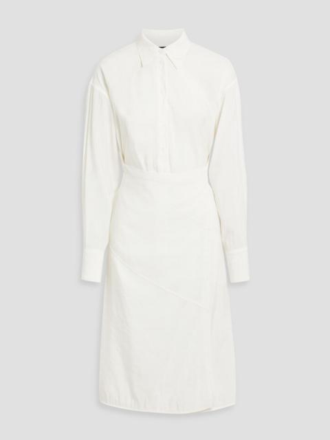 Proenza Schouler Olympia crepe de chine midi wrap dress