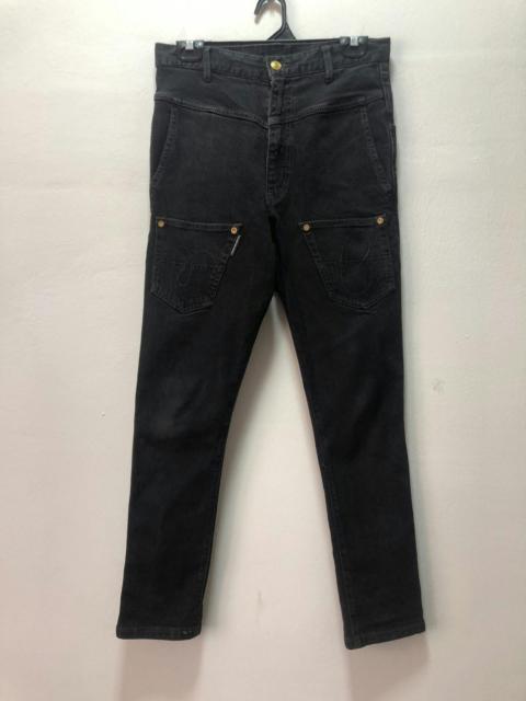 Other Designers MERCIBEAUCOUP Denim Pants Black Japan Issey Miyake Slim