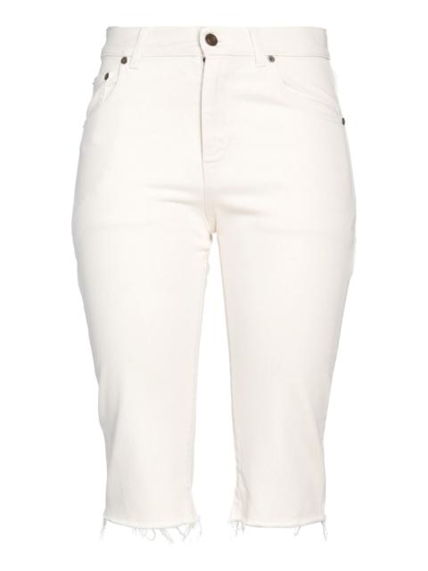 SAINT LAURENT White Women's Denim Pants