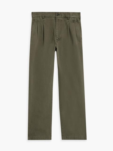 Other Designers Bedford pleated cotton-corduroy suit pants