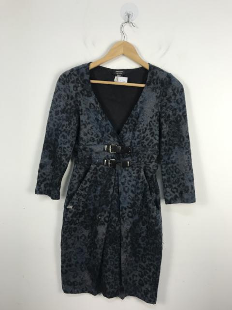 Other Designers Sixty - Miss Sixty Leopard Velvet Bondage Jacket #2926