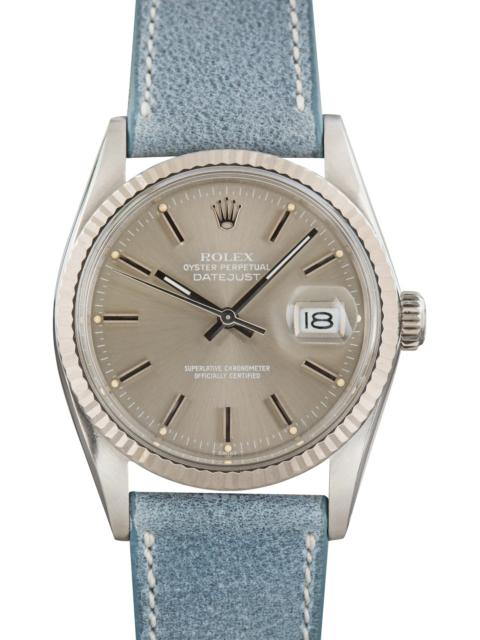 ROLEX Used Rolex Datejust 36 Stainless Steel 16014 Slate Dial