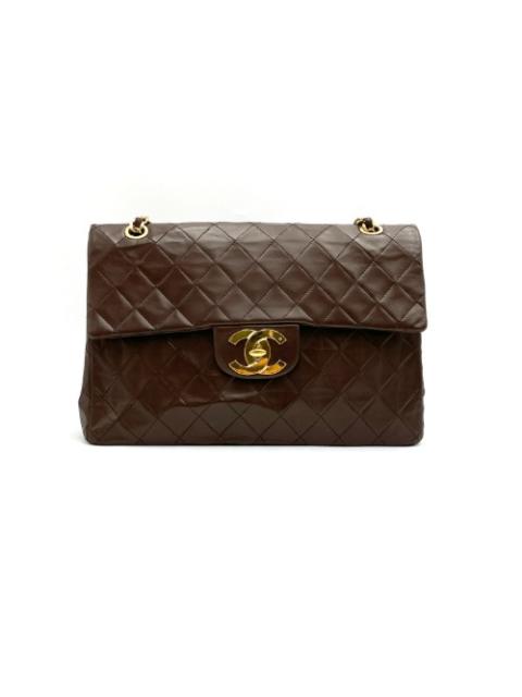 Chanel No.2 Brown Chain Shoulder Bag Jumbo