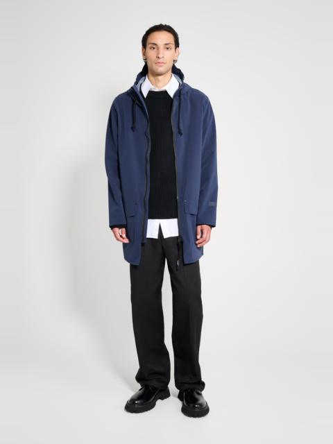 Stutterheim Stutterheim Stockholm Patch Raincoat in Navy at Nordstrom