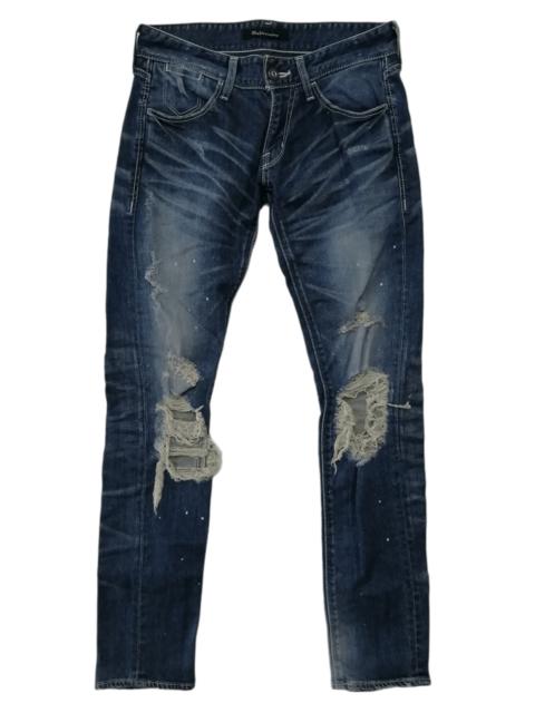 Other Designers Japanese Brand VANQUISH Distressed Jeans