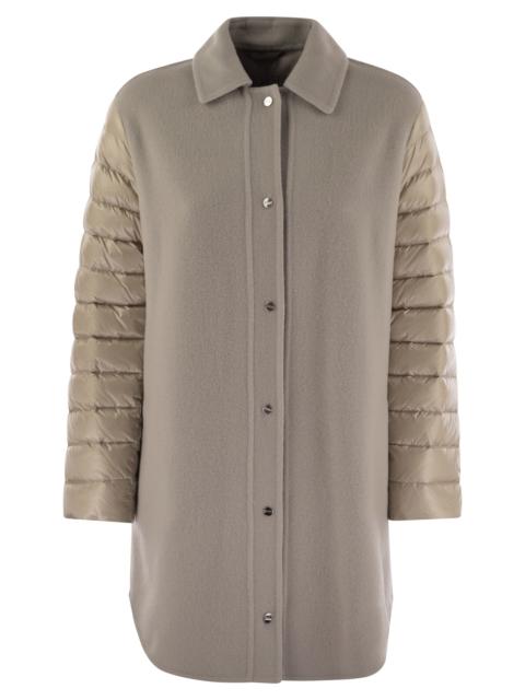 Herno Women Coat With Down Sleeves