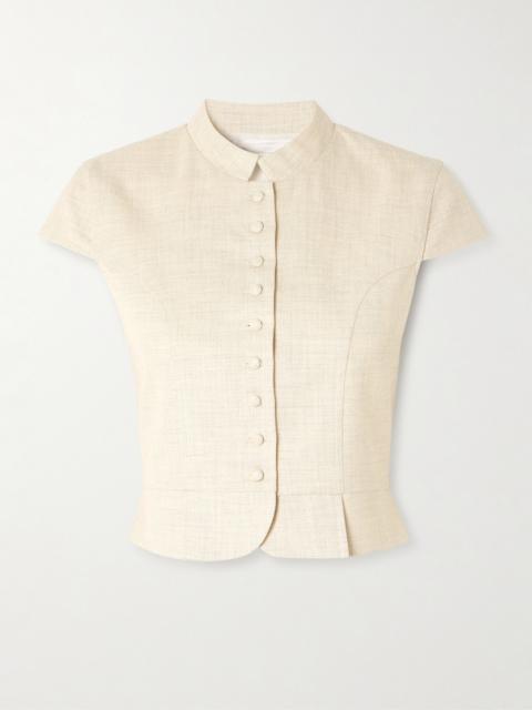 DESTREE Amoako Paneled Woven Top