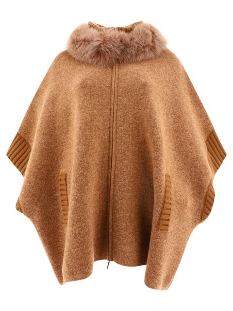 Giovi - Giovi Cape With Fur Inserts