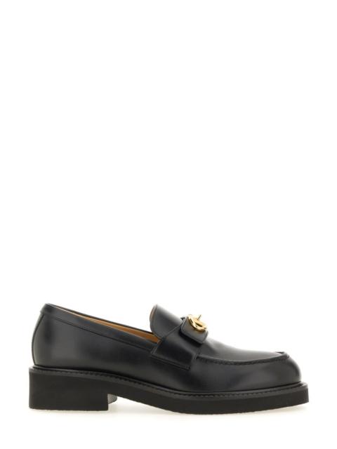 Valentino Valentino Garavani Women 40Mm Calfskin "Vlogo Locker" Loafer