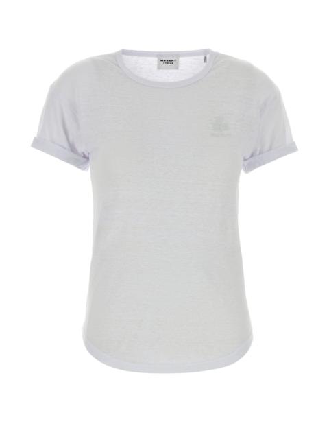 Isabel Marant Étoile White linen Koldia t-shirt