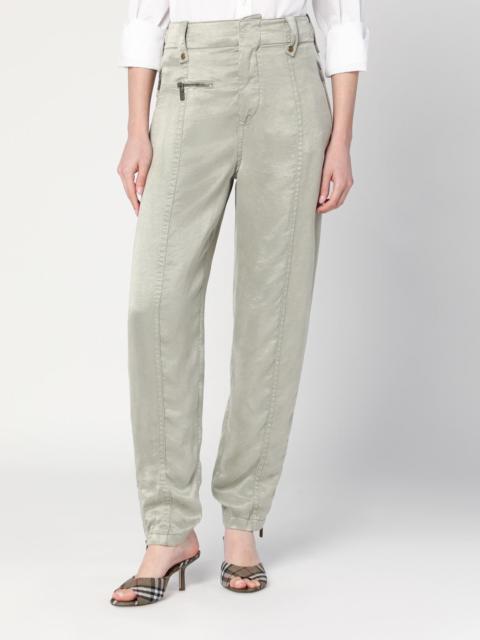 Burberry Trousers with B Shield emblem in lyocell