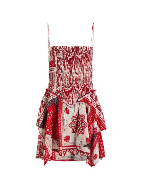 Isabel Marant Étoile Isabel Marant étoile Anka Printed Cotton Mini Dress