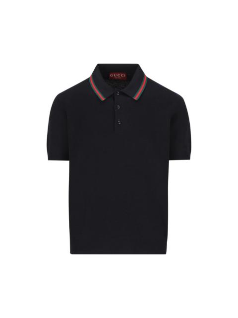 GUCCI Gucci Silk And Cotton Polo Shirt
