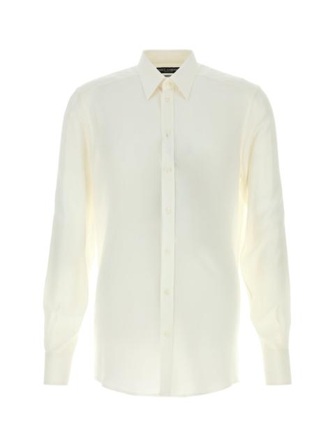 Dolce & Gabbana White crepe shirt