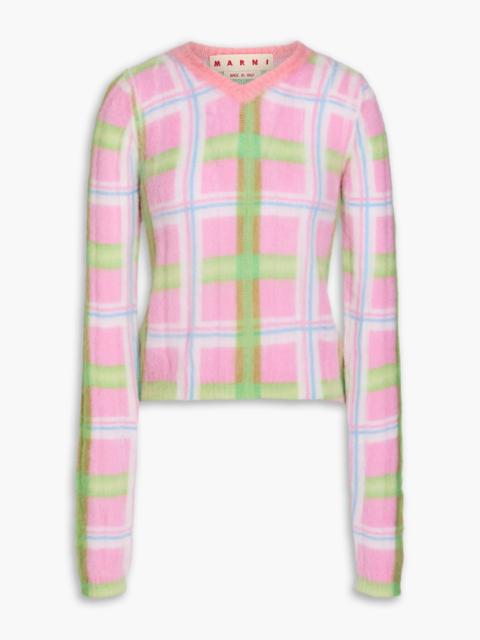 Marni Checked knitted sweater