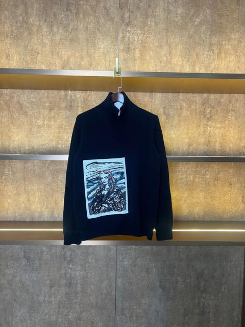 Dior Dior knit painting sweater