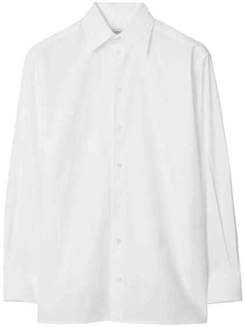 Burberry Burberry Womens Cotton Poplin Shirt, Brand Size 10 ( US Size 8 )
