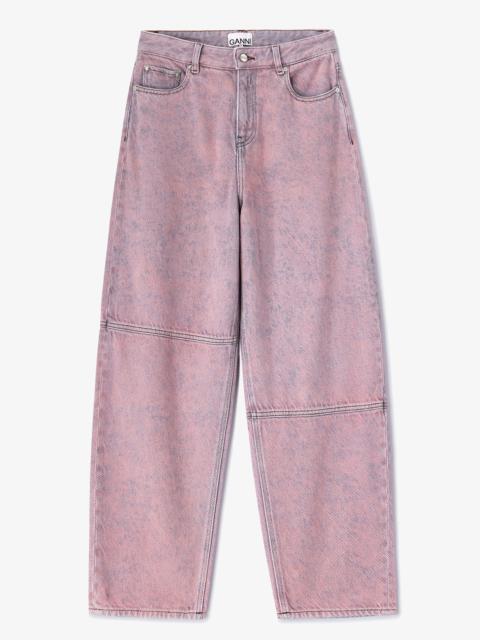 GANNI PINK WASHED STARY JEANS