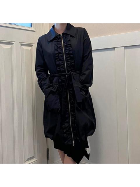 Valentino Valentino Ruffle Trench Coat