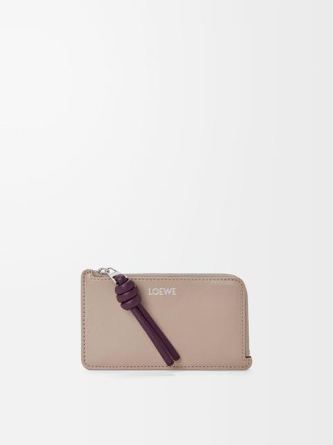 Loewe Knot coin cardholder in shiny nappa calfskin