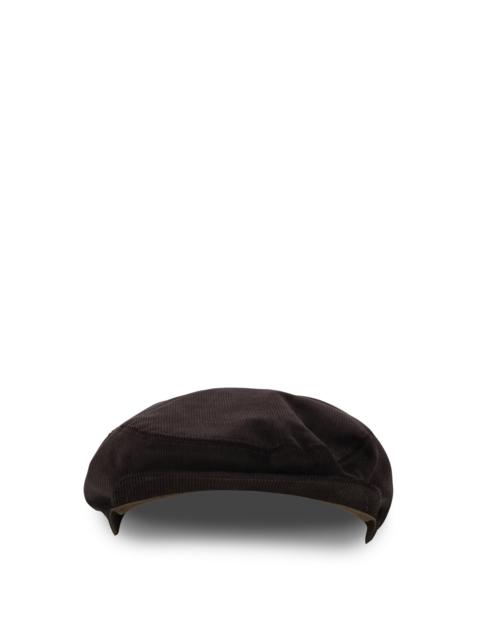 Dolce & Gabbana Dolce & Gabbana Men Velvet Flat Cap