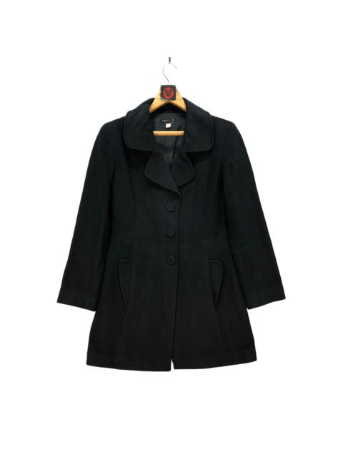Other Designers agnes b. - AGNES B PARIS WOOL OVERCOAT #6262-56