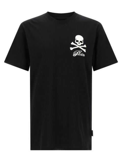 PHILIPP PLEIN Skull & Bones T-Shirt Black
