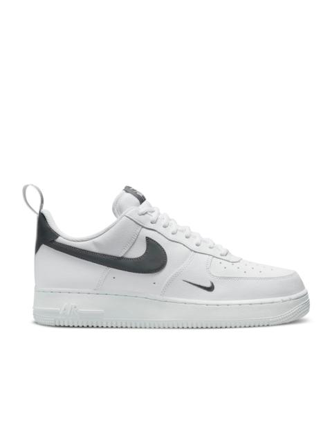 Nike AIR FORCE 1 '07 LV8 UT 'WHITE METALLIC DARK GREY'