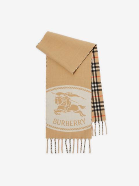 Burberry Reversible Knight Stamp Scarf
