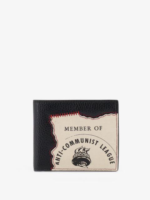 Enfants Riches Déprimés Enfants Riches Deprimes Anti Communist League Wallet Black