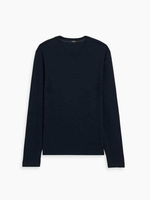 Theory Delroy ribbed cotton and modal-blend T-shirt