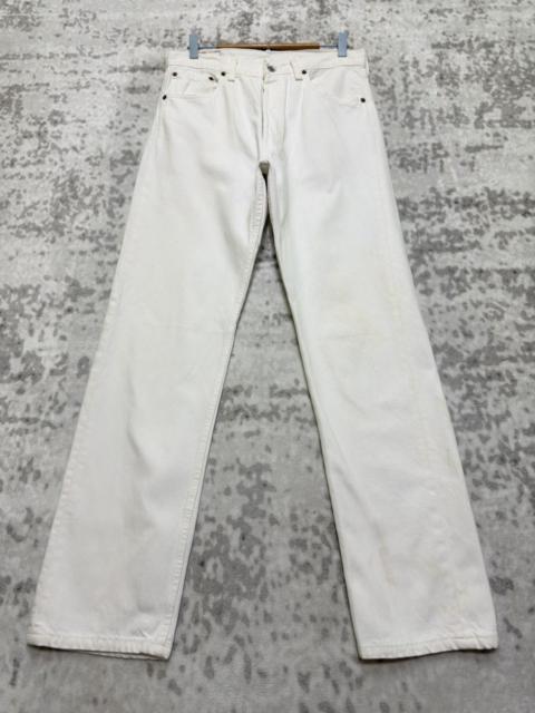 Levi's Levi’s 501 Original White Straight Leg Button Fly Denim