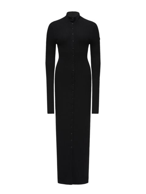 Moncler x EE72 by Edward Enninful Wool Turtleneck Dress black