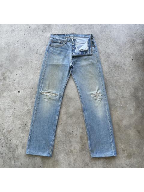 Other Designers 90s Vintage Levi’s 501 Rusty USA Jeans Distress Faded Pants