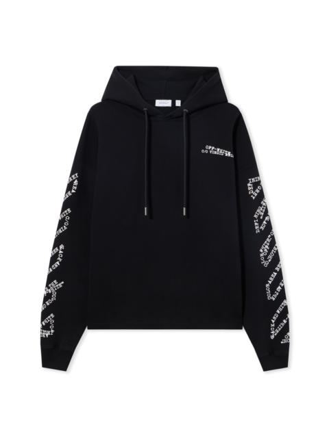 Off-White Type Arrow Diag Loose Hoodie